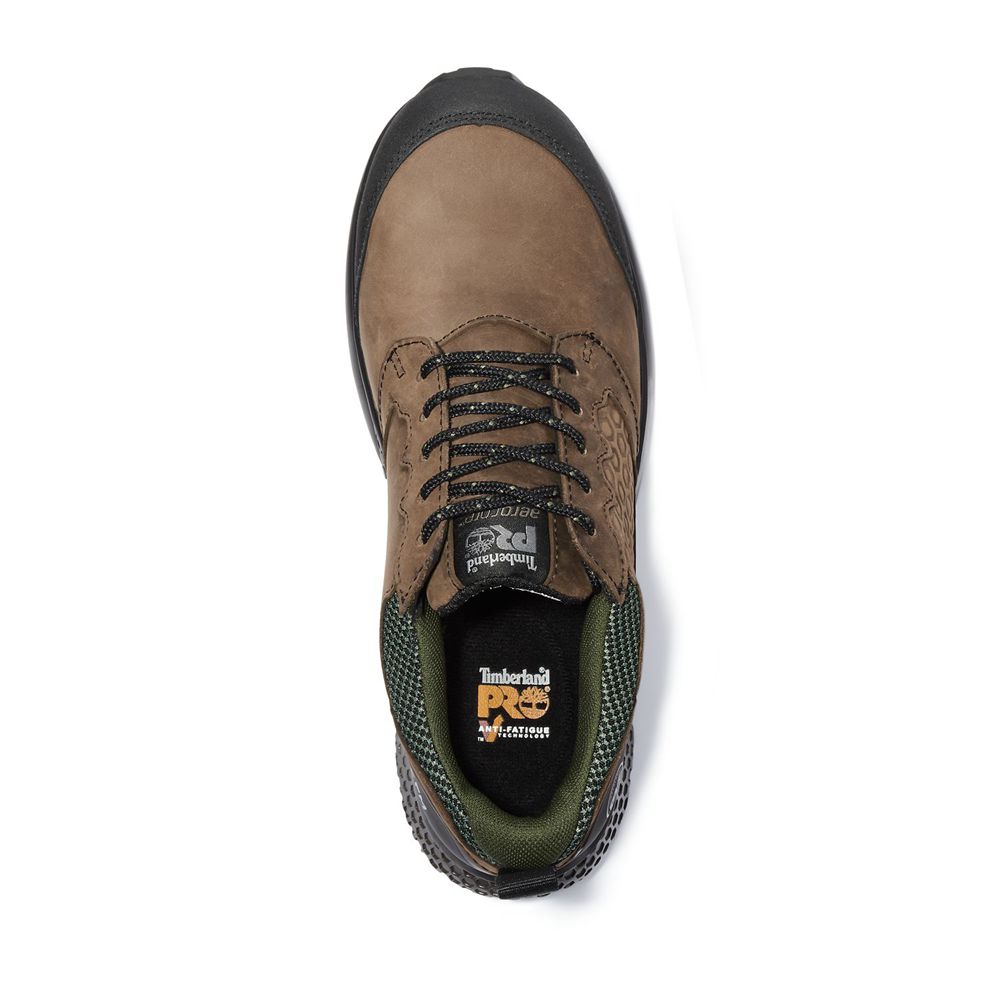 Zapatos De Seguridad Timberland Hombre Pro® Reaxion Comp Toe Marrones/Negras - Chile DOA-054269